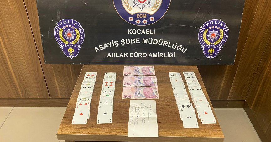 Kumar oynayan 4 kişiye 36 bin 988 lira ceza