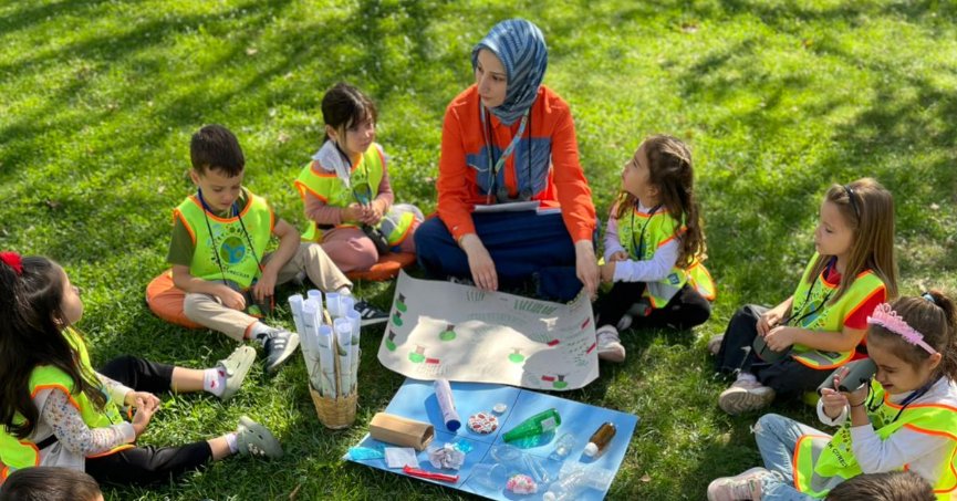 Oyunla öğrendiler, doğayla bağ kurdular