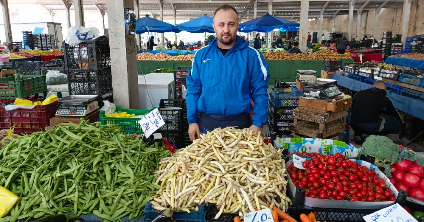 Pazarda barbunya yoğun talep görüyor