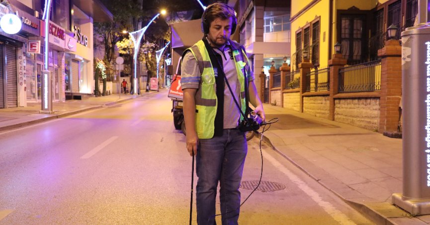 Define değil, su kaçağı arıyorlar