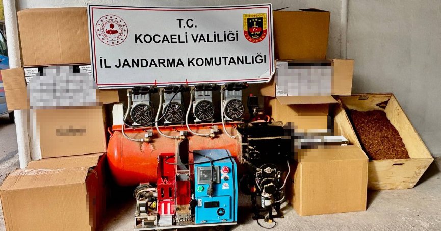 Kocaeli’de 299 bin makaron ele geçirildi