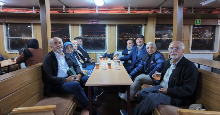 Saygınlar Kulübü, mehtap turuyla moral depoladı