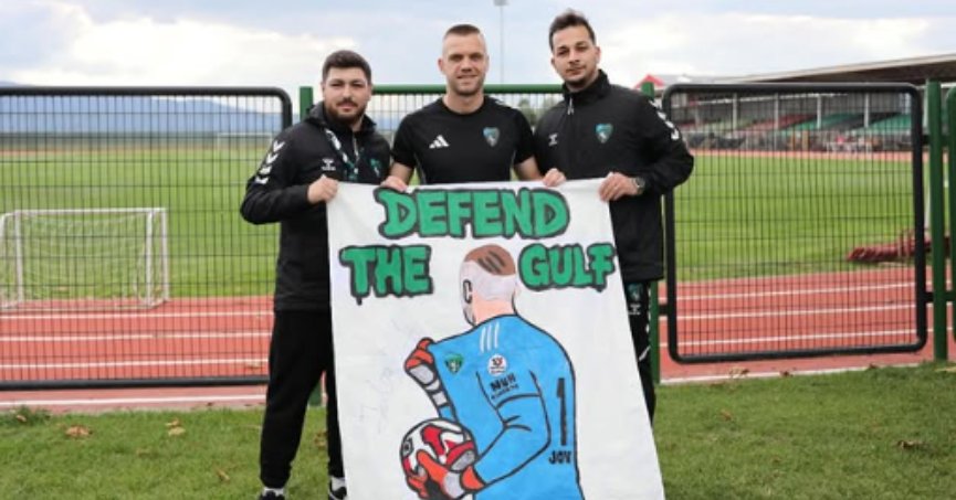 Taraftarlardan Jovanovic’e anlamlı pankart