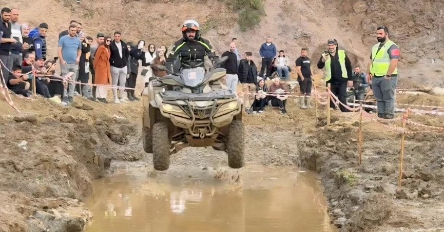 ATV yarışları nefesleri kesti
