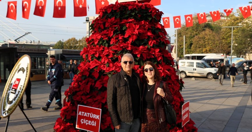 10 Kasım’a özel 1087 Atatürk çiçeği