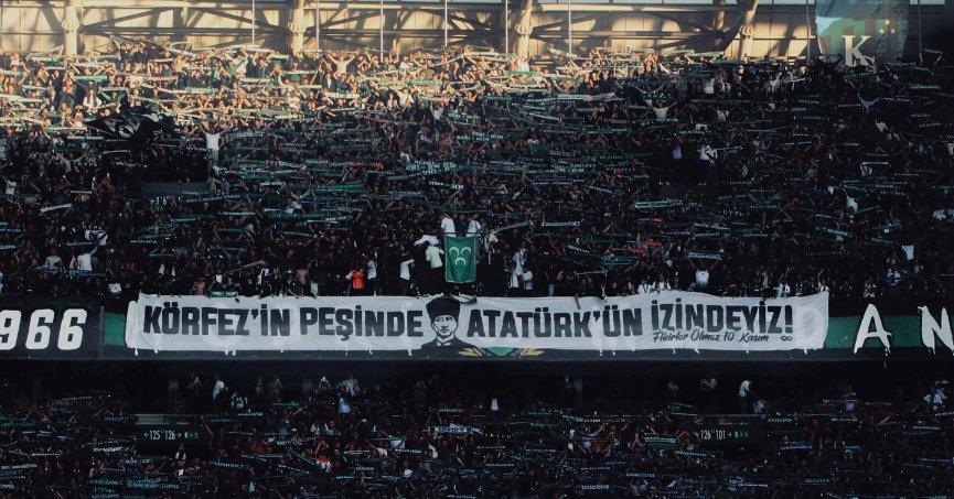 Taraftara teşekkür mesajı