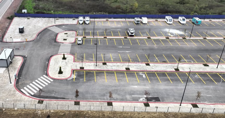 Karavan Parkı kullanıma hazır