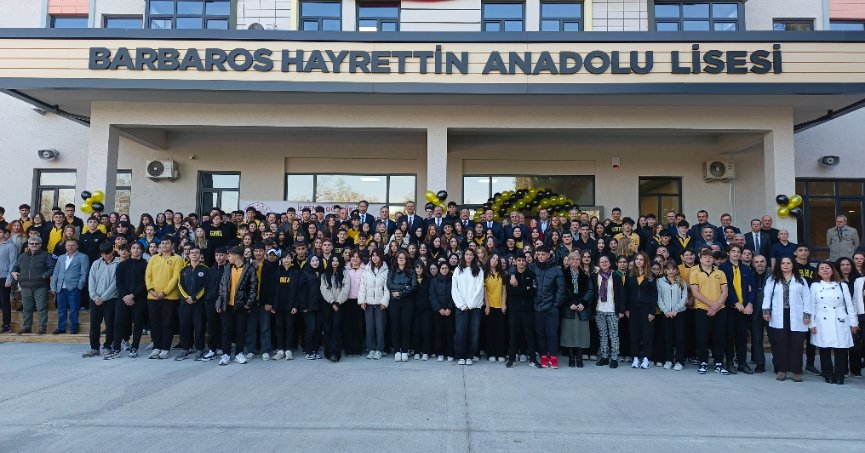 Barbaros Hayrettin’de ilk ders zili çaldı