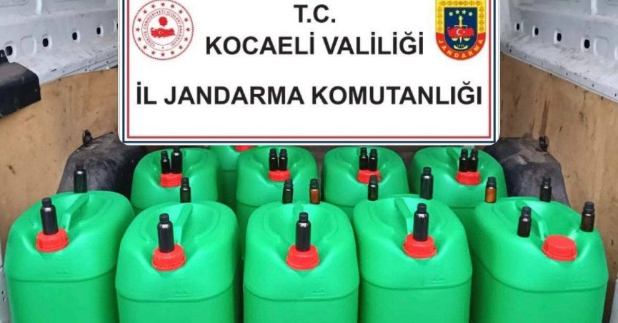 400 litre sahte alkol ele geçirildi