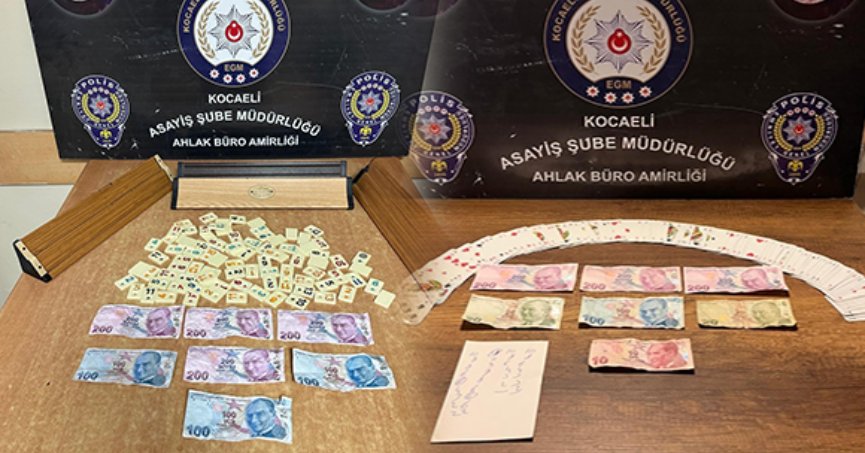 Kumar oynayan 7 kişiye 64 bin 729 lira ceza