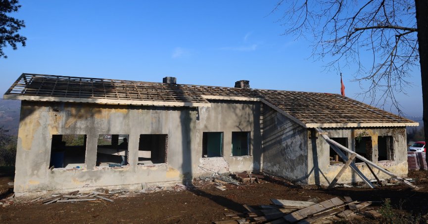 Eski okul binası modern tesis olacak