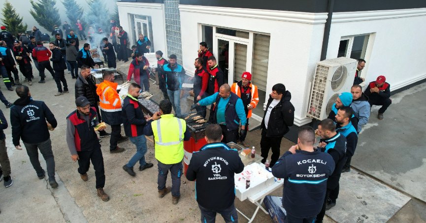 Karla mücadele ekiplerine moral