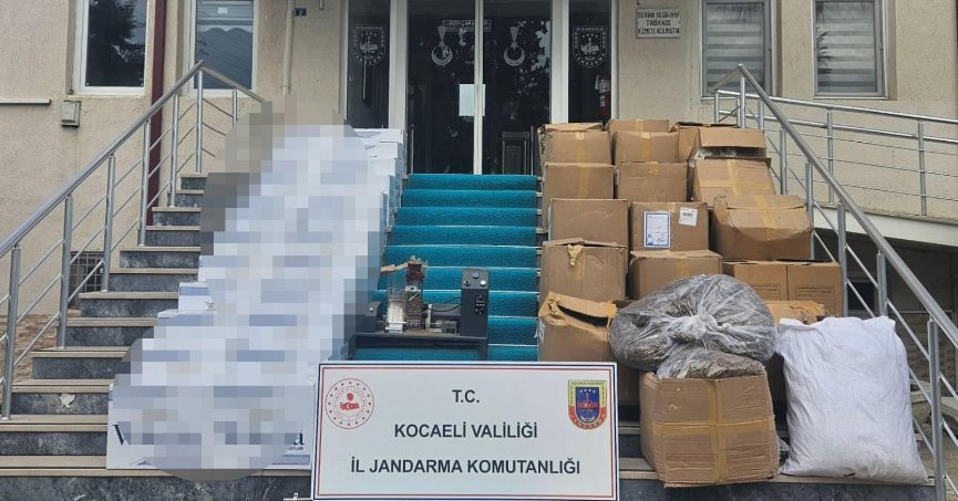810 kilo kaçak tütün ele geçirildi
