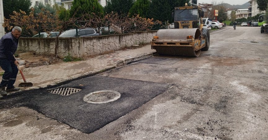 Üstyapı çalışmaları sürüyor