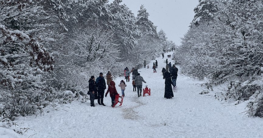 Kartepe’de kar kalınlığı 77 cm