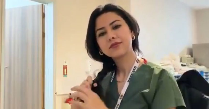 Provokatif akıma katılan hemşire gözaltına alındı