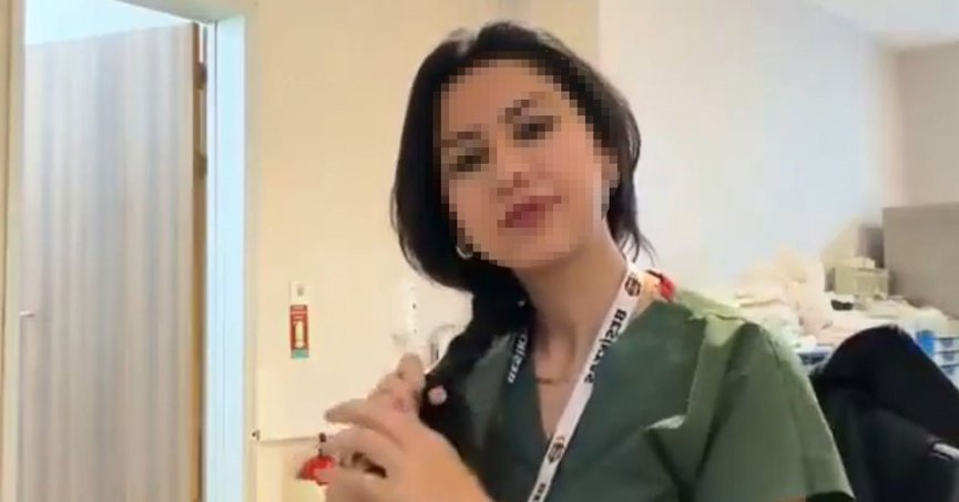 Provokatif akıma katılan hemşire adli kontrolle serbest