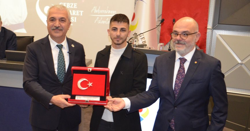 GTO’dan Şamdan’a plaket