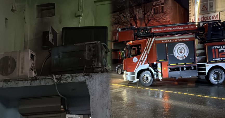 Jeneratörde çıkan yangın korkuttu