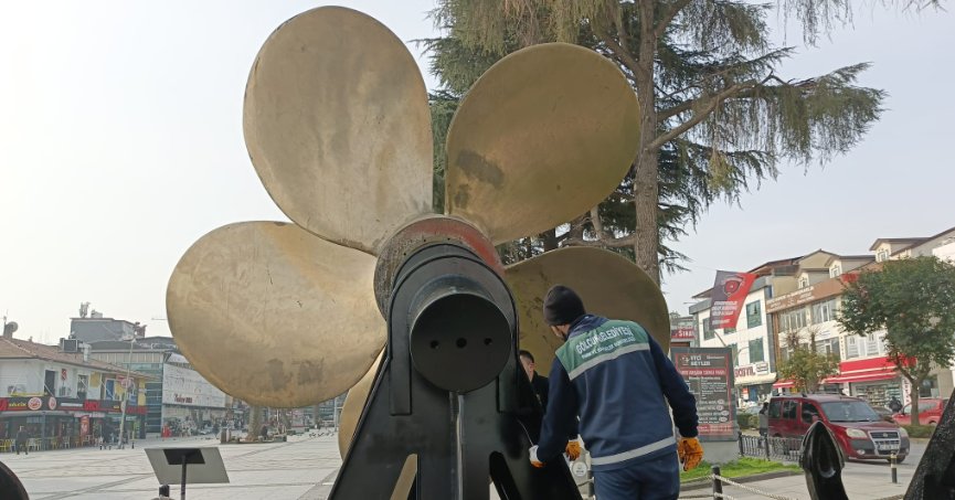 Anıtpark’ta bakım çalışması