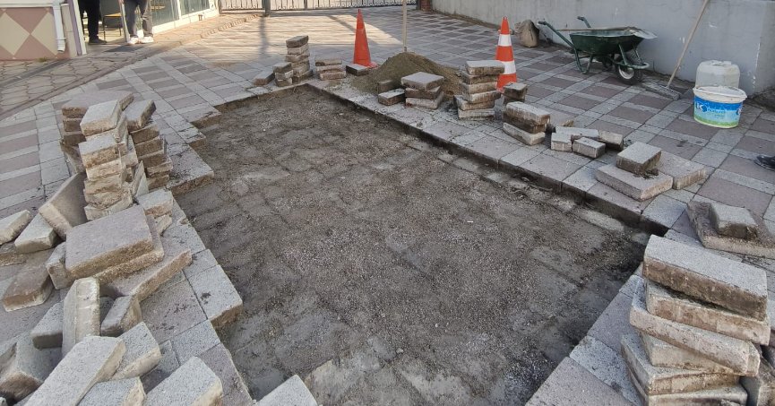 Üstyapı çalışmaları sürüyor