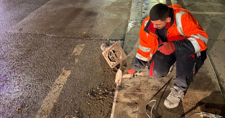 Trafiği aksatmamak için gece düzenlemeleri