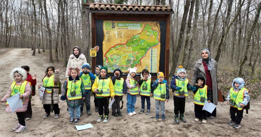 Lokomotif’in minikleri Ormanya’yı keşfetti