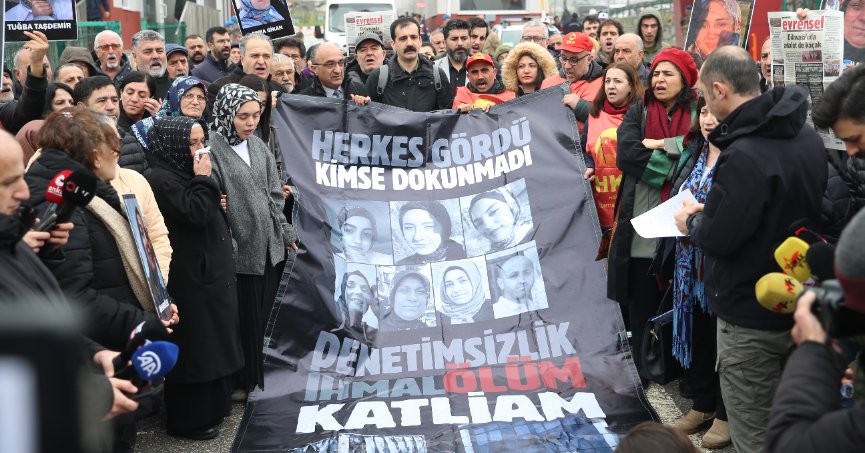 Fabrika yangınında ölenlerin yakınlarından ‘adalet’ talebi