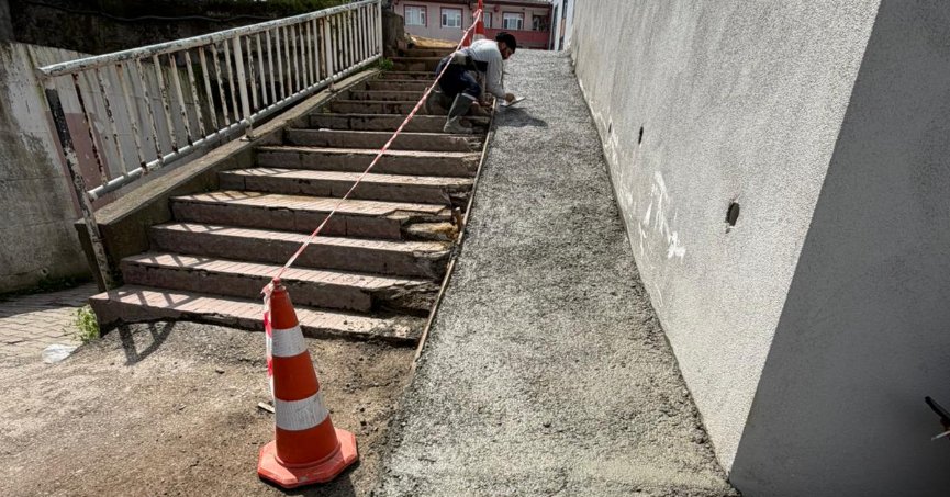 Çiftlik’e yeni engelli rampası