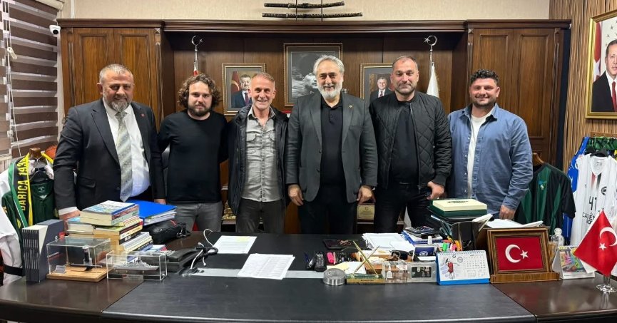 Karamürselspor heyetinden KASKF’a ziyaret