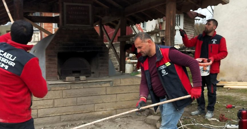 Köy fırınlarında bakım çalışması