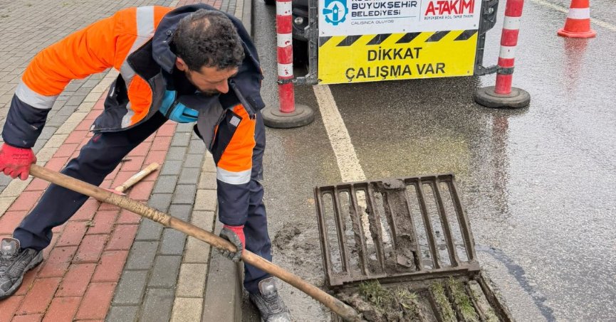 A Takımı’ndan su taşkınlarına önlem