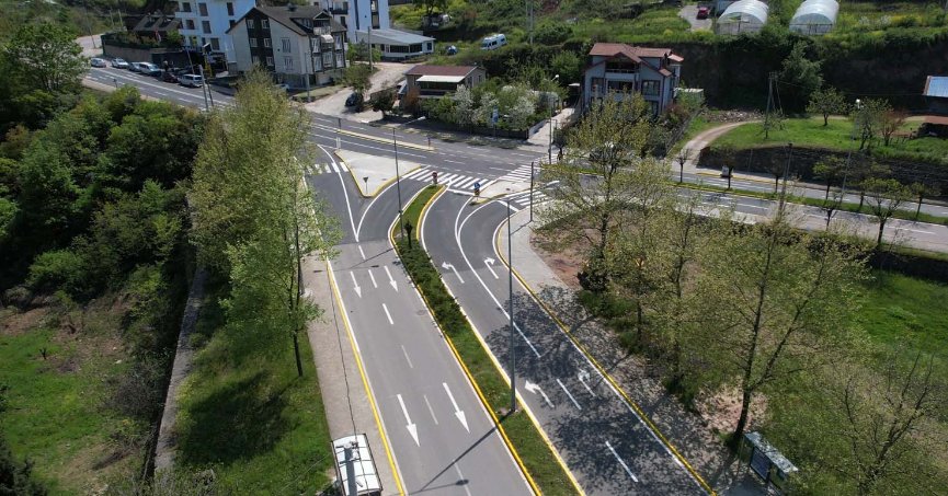 Yeni kavşak hizmete açıldı