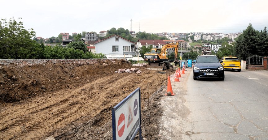 D-130’a alternatif ulaşım aksında çalışma sürüyor