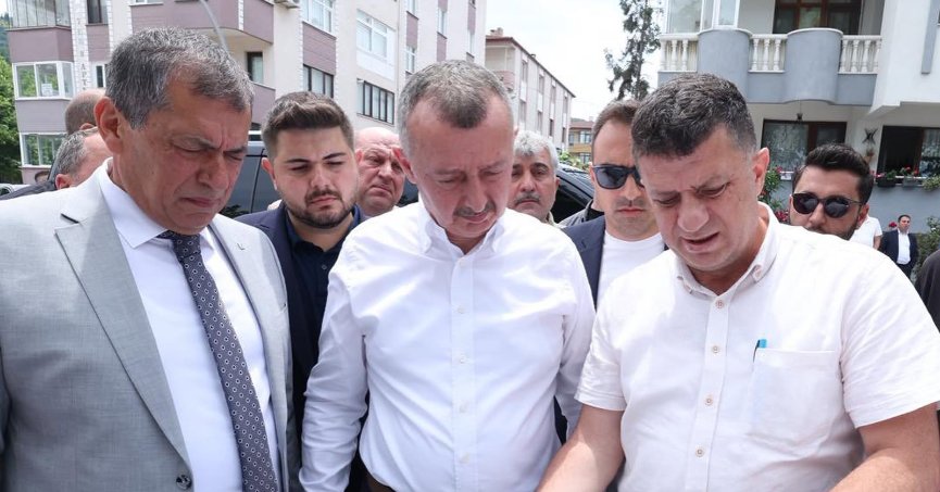 Büyükakın, altyapı çalışmalarını inceledi