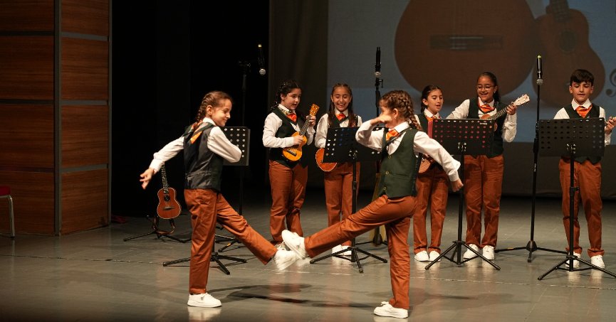 Aldıkları eğitimi  konsere yansıttılar
