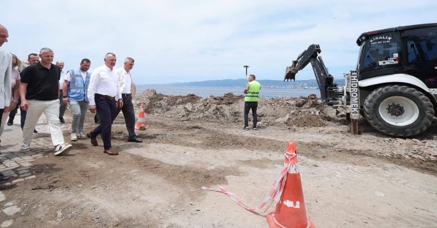 Büyükakın, çalışmaları yerinde inceledi