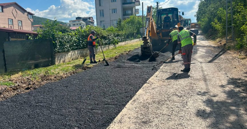 Üstyapıda çalışmalar sürüyor