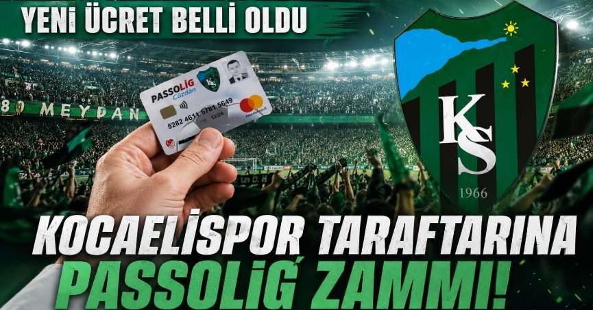Passolig kart ücretlerine zam