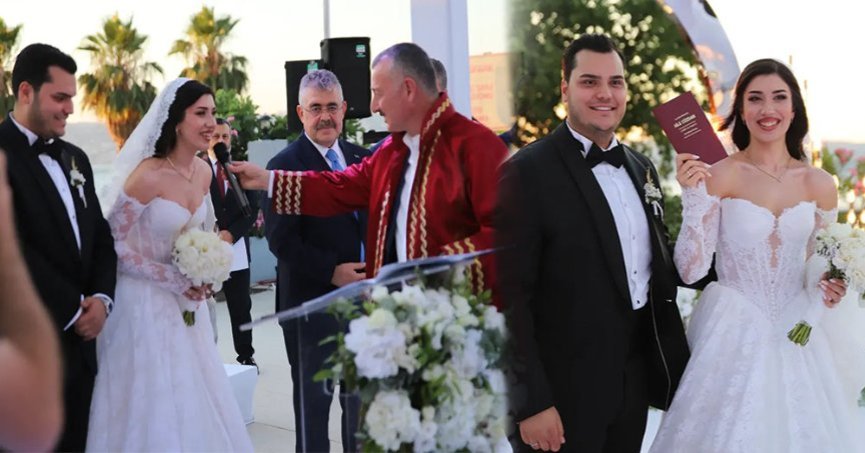 Rüya gibi bir düğünle dünyaevine girdiler