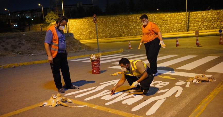 450 noktada güvenli yaya geçidi hamlesi