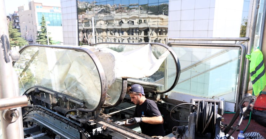 Yürüyen merdivenler  kapsamlı bakıma alındı   