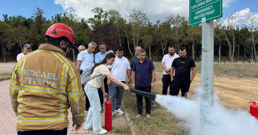 Büyükşehir’den eğitim  ve tahliye tatbikatı