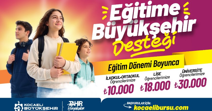 Büyükşehir’den öğrencilere eğitim desteği