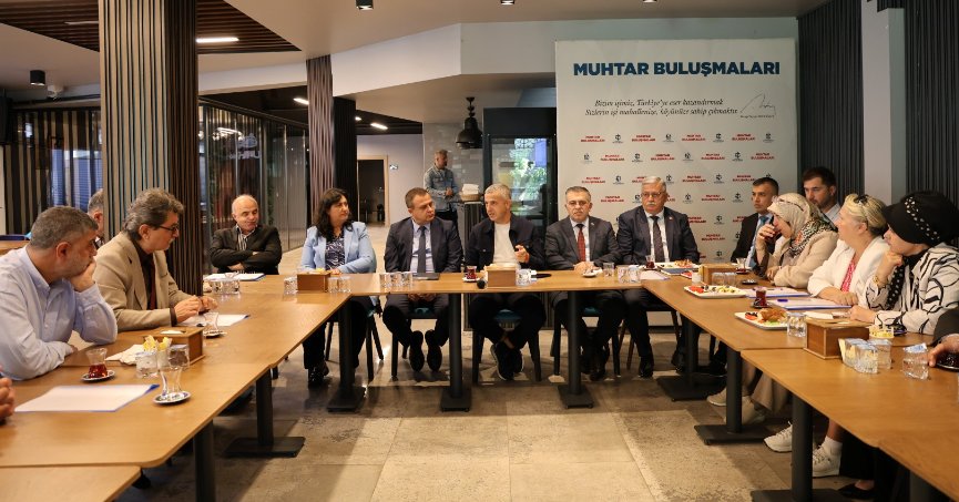 Muhtarlar toplantıda sorunlarını anlattı