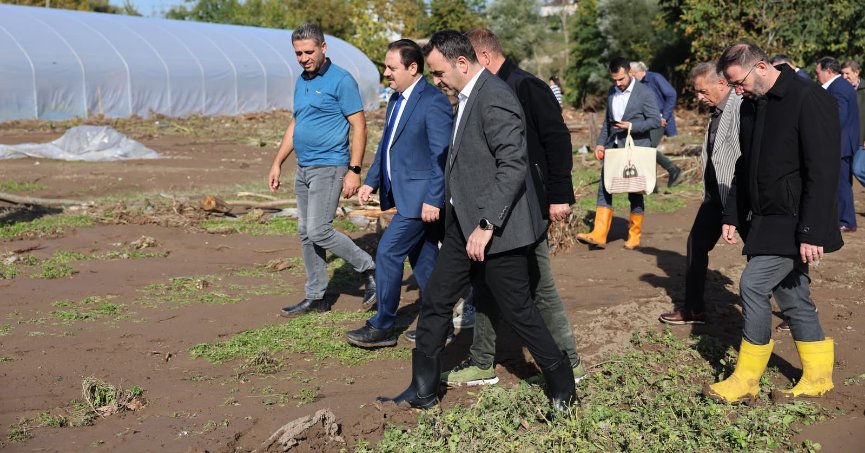 Selden etkilenen çiftçilere destek