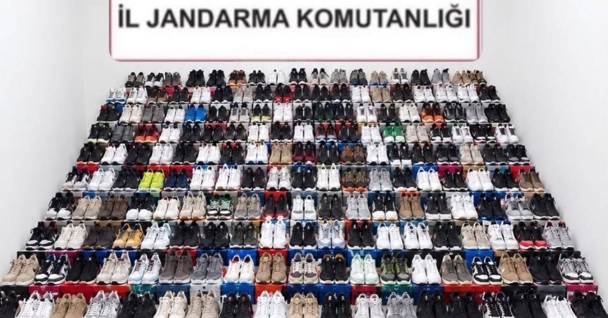 Bin çift sahte ayakkabı ele geçirildi