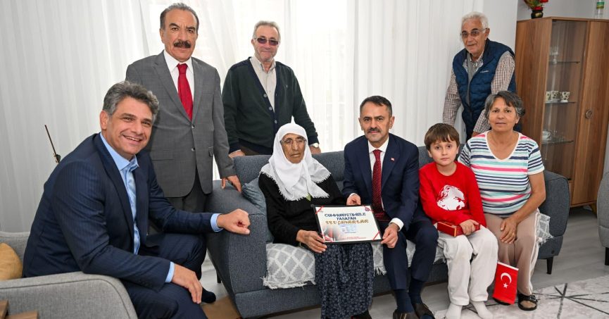 Vali Aktaş’tan, Cumhuriyet’in ulu çınarlarına ziyaret