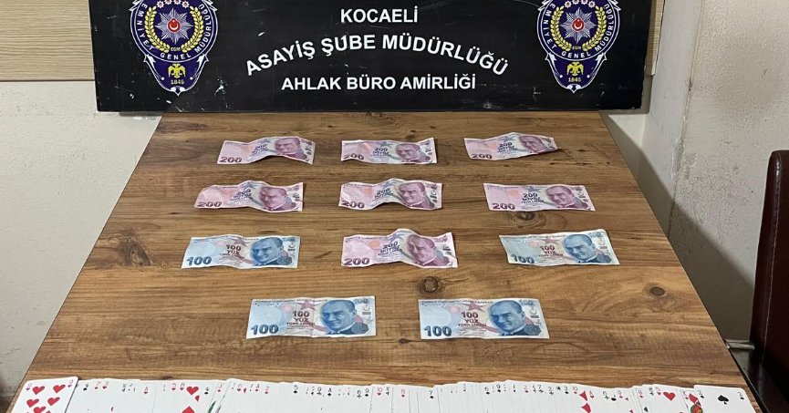 Kumar oynayan 6 kişiye 69 bin 624 lira ceza