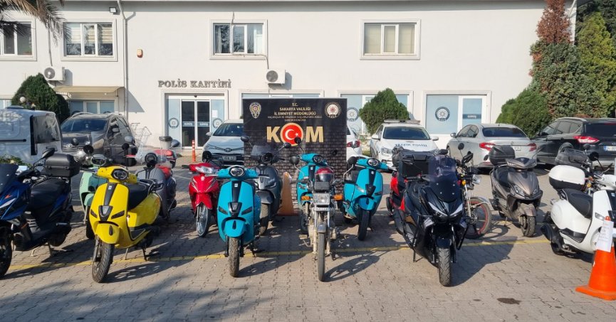 Usulsüz satılan 658 motosiklet ele geçirildi